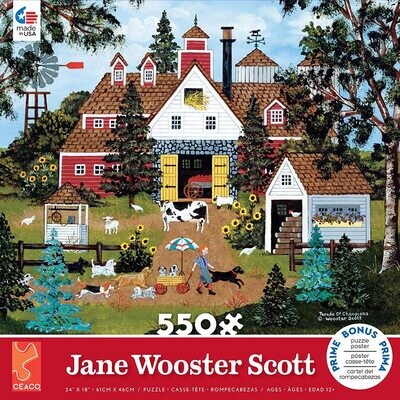 JANE WOOSTER SCOTT ジグソーパズル 独立記念パレード Amazon.com: Ceaco - Jane Wooster Scott - Parade of Champions