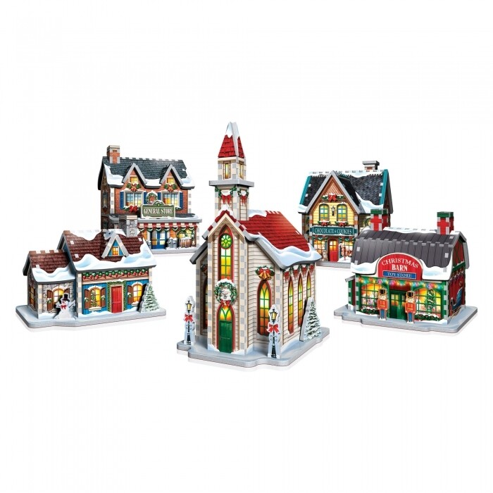 3D Christmas Village 116 Pc