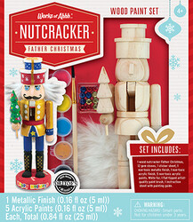 Nutcracker Father Christmas ( wood paint set)