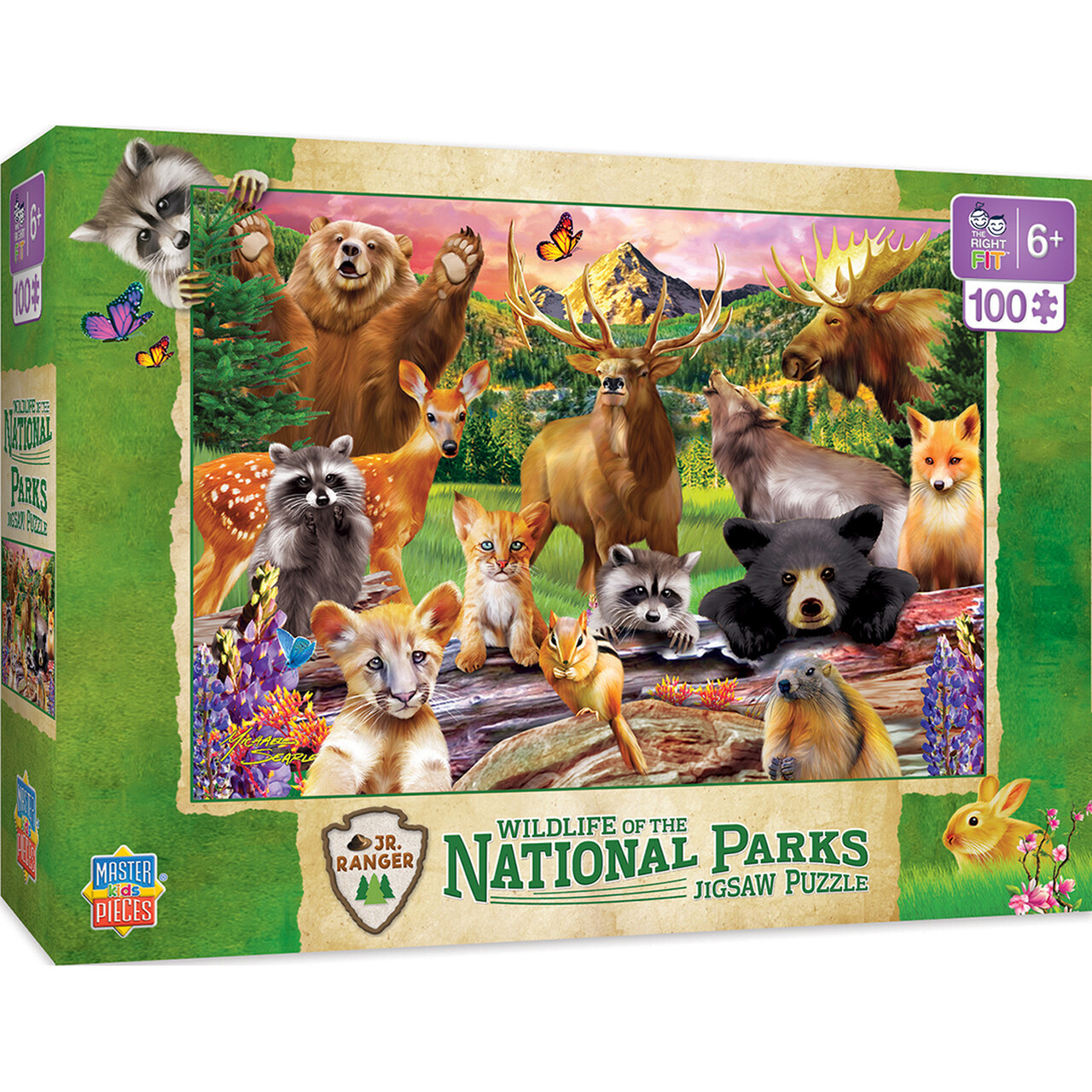 Wildlife of The National Parks - 100 Pc