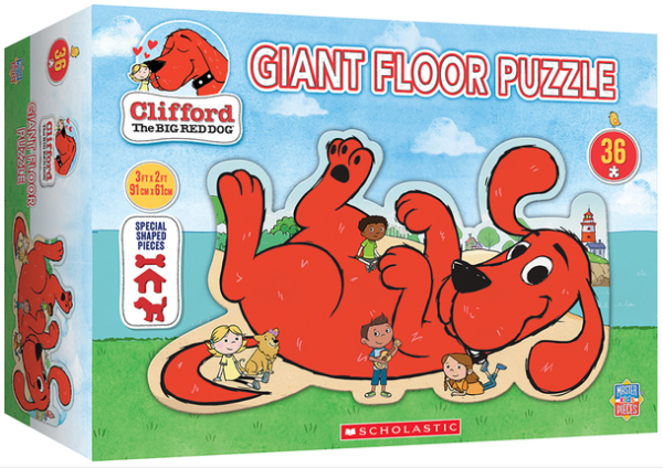 Clifford Giant Floor Puzzle 36pc