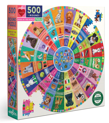 Dogs Of The World 500 Pc Round