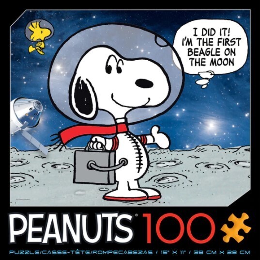 Peanuts Snoopy First Beagle On The Moon 100 Pc 5+ Peanuts Snoopy First Beagle On The Moon 100 Pc 5+
