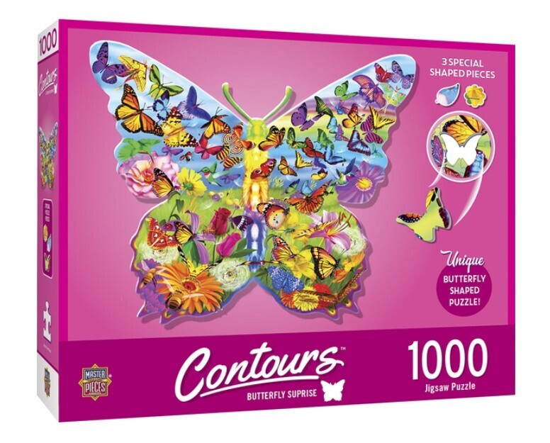 Butterfly Surprise Shaped 1000pc