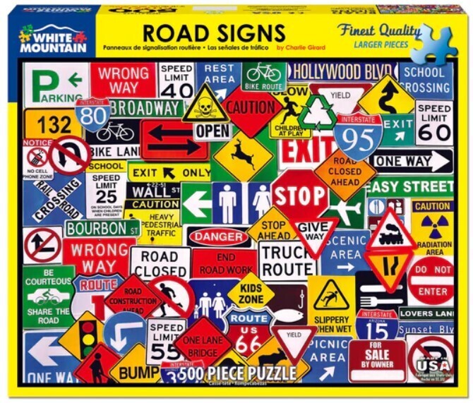 Road Signs 500 Pc
