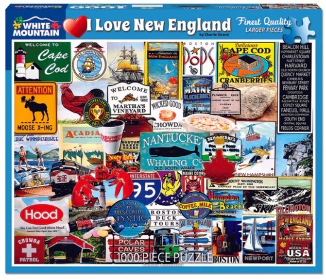 I Love New England 1000 Pc