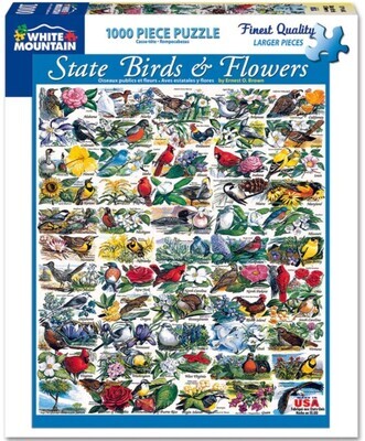 State Birds And Flowers 1000 Pc