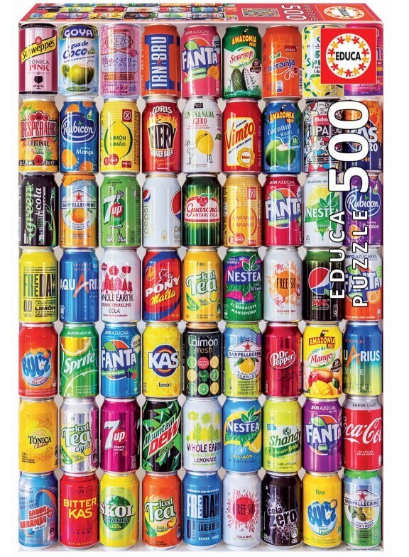Soda Cans 500 Pc