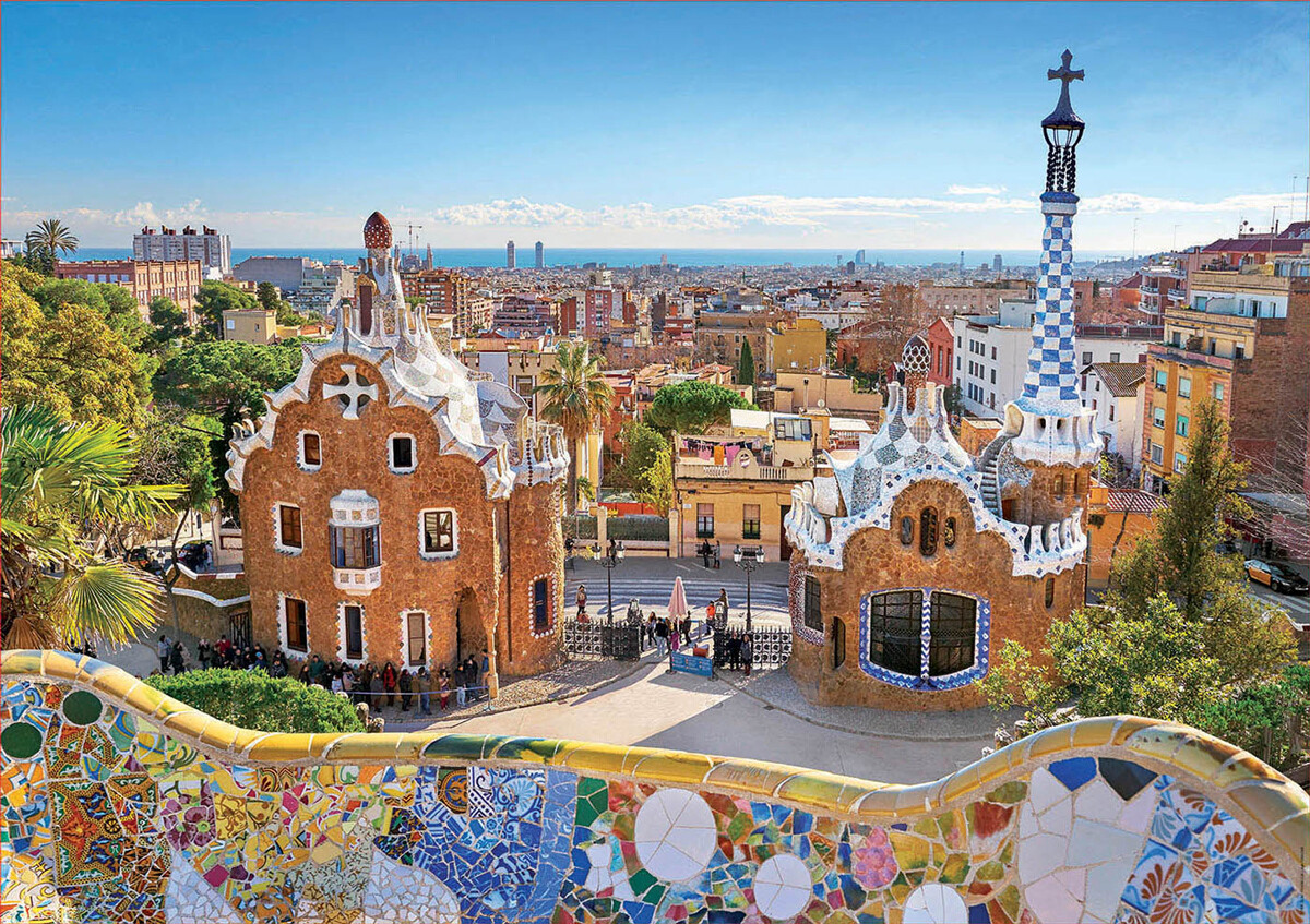 Barcelona View From Park Guell 1000 Pc