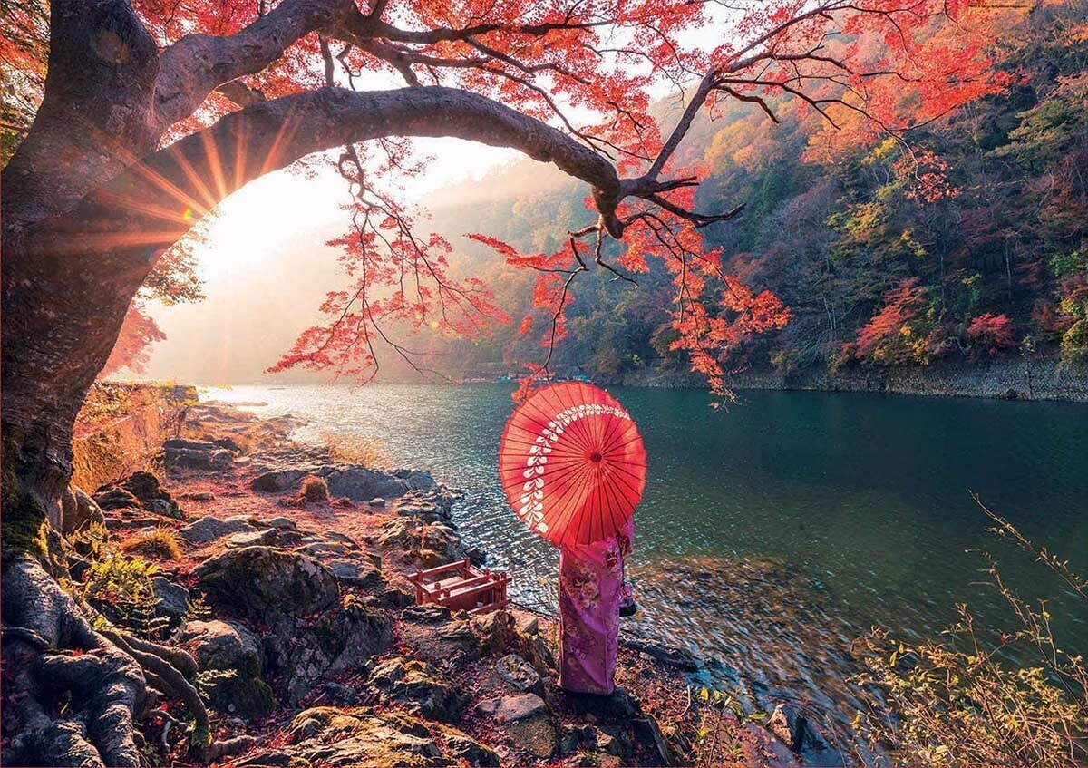 Sunrise In Katsura River Japan 1000 Pc