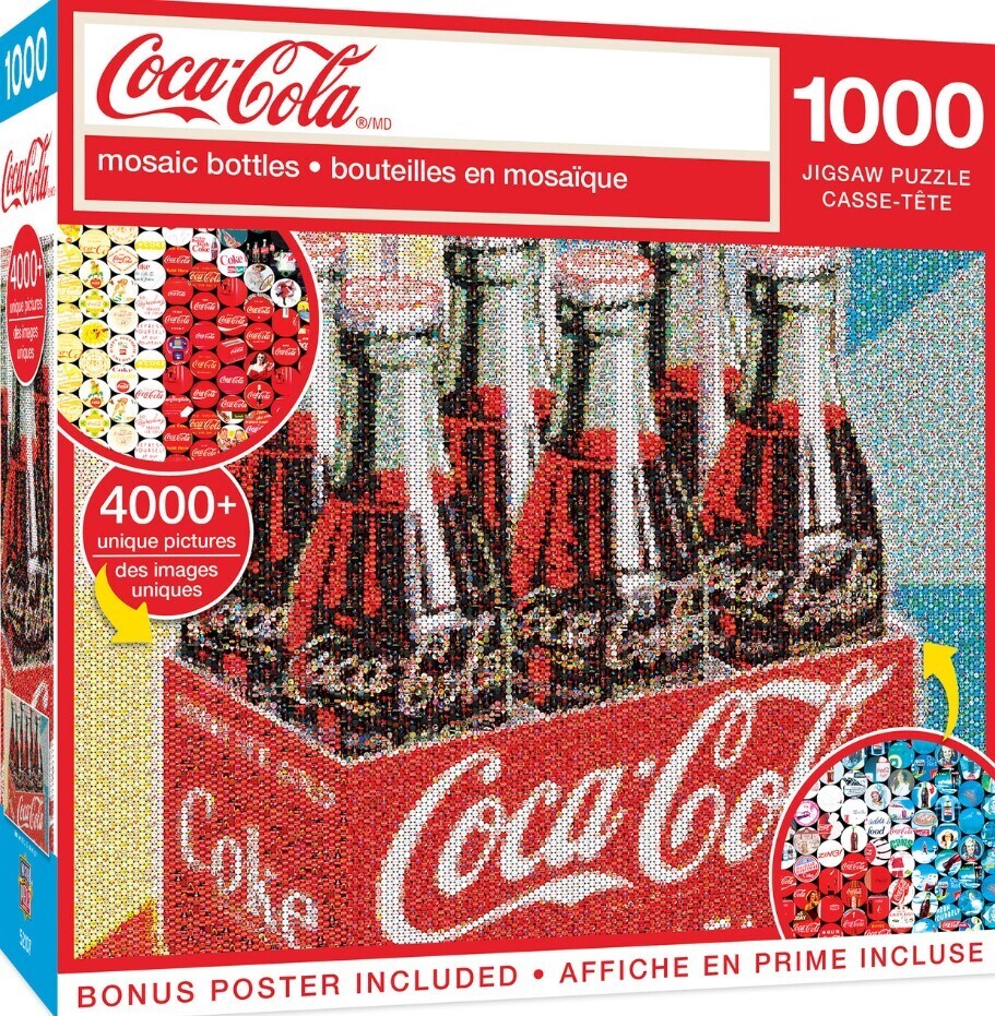 Coca Cola Mosaic Bottles 1000 Pc