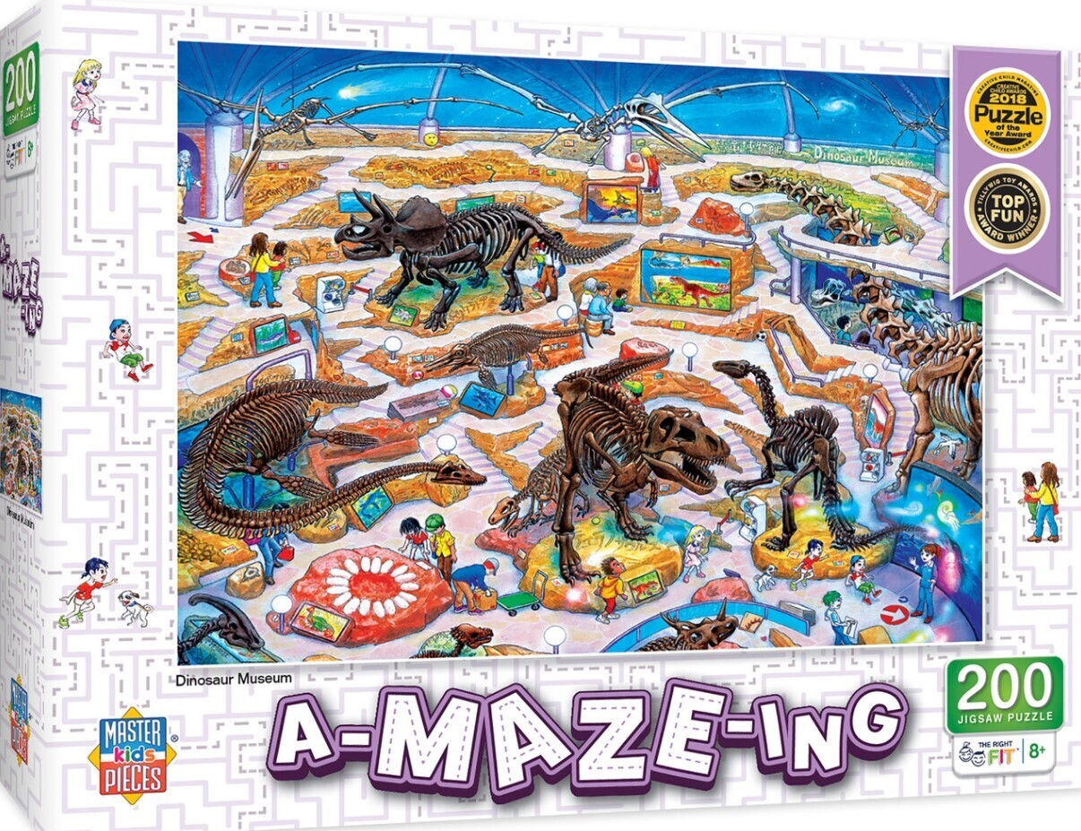 A-Maze-Ing Dinosaur Museum 200 Pc