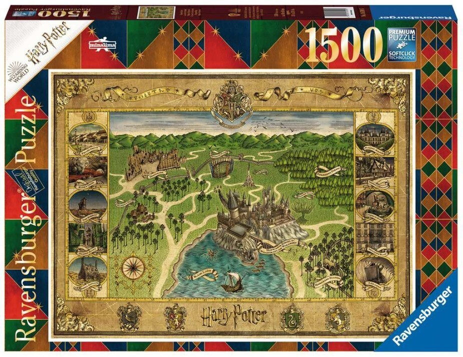 Hogwarts Map 1500 Pc