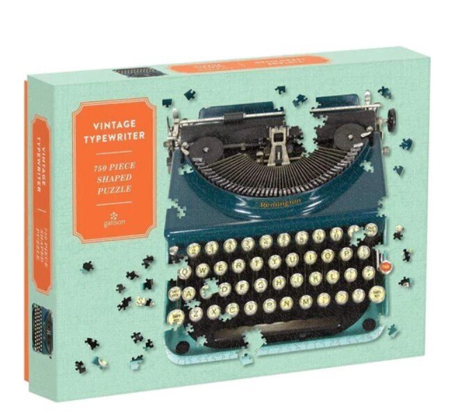 Vintage Typewriter 750 Pc Shaped