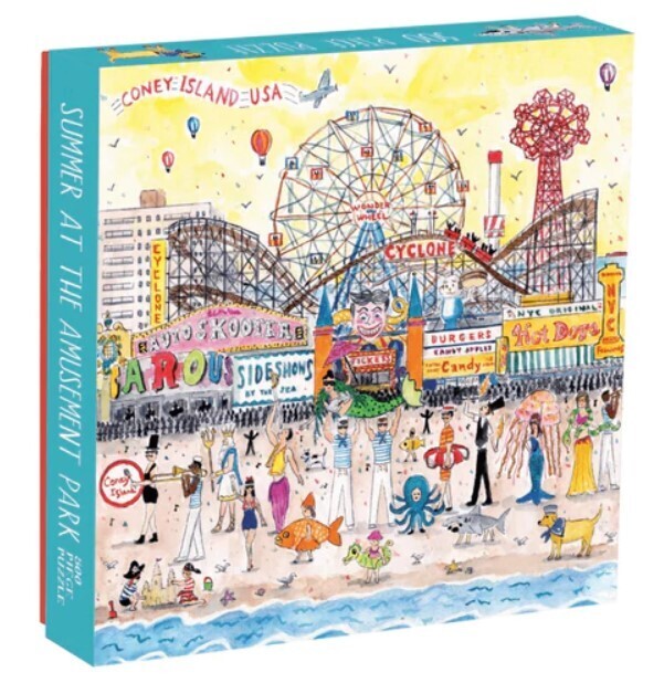 Summer At The Amusement Park 500 Pc Michael Storrings