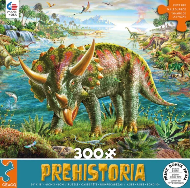 Prehistoria Triceratops 300 Pc