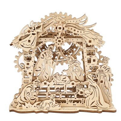 Nativity 3D Wood Mechanical 59 Pc 14+