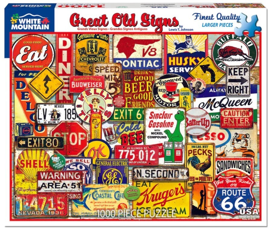 Great Old Signs 1000 Pc