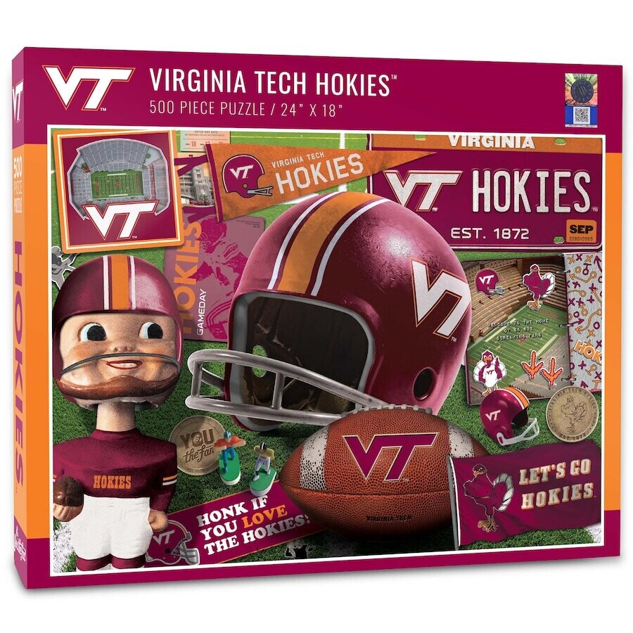 Virginia Tech Hokies Retro 500 Pc