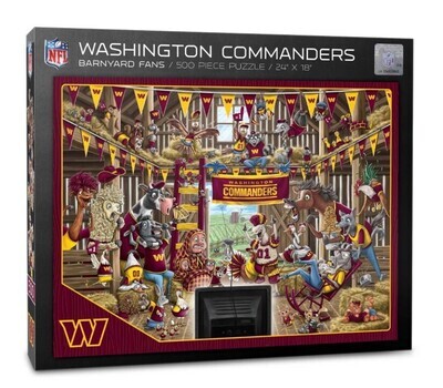 Washington Commanders Barnyard Fans 500 Pc