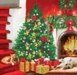 Christmas Tree Crystal Art Card Kit 8+