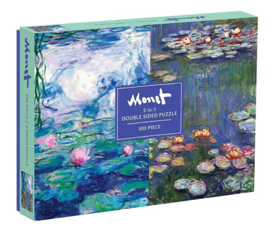 Monet 2 Sided Waterlilies 500 Pc