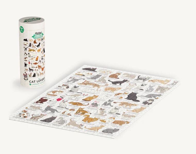 Cat Lovers 1000 Pc In Canister