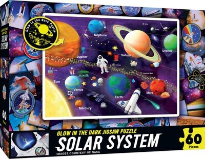 Solar System Glow In The Dark 60 Pc 5+