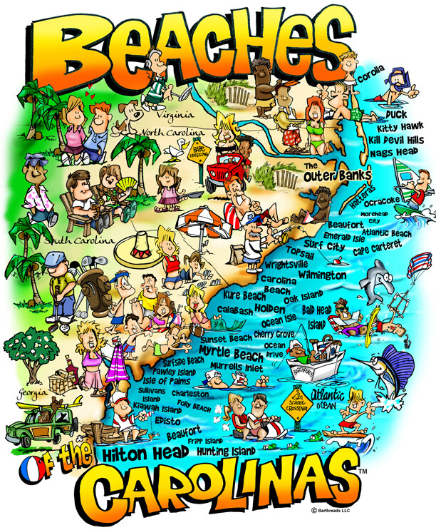 Beaches Of The Carolinas 550 Pc