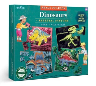 Dinosaurs Skeletal Systems 4 X 36 Pc 4+