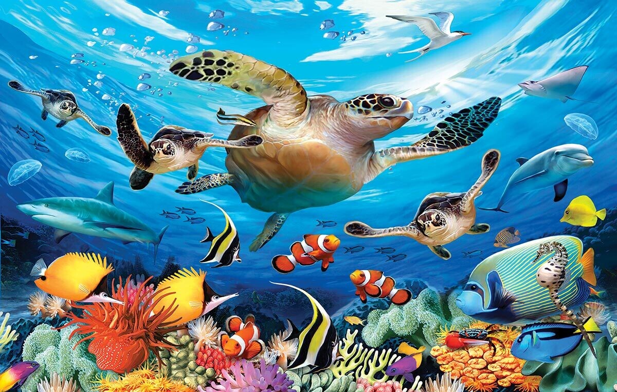 Journey Of The Sea Turtles 100 Pc