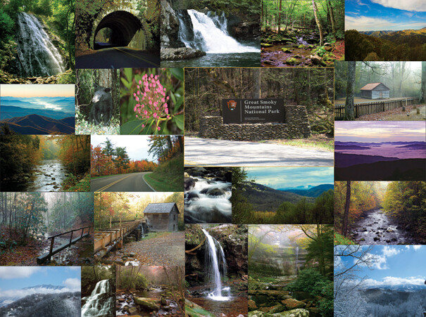 The Great Smoky Mountains Collage 1000 Pc
