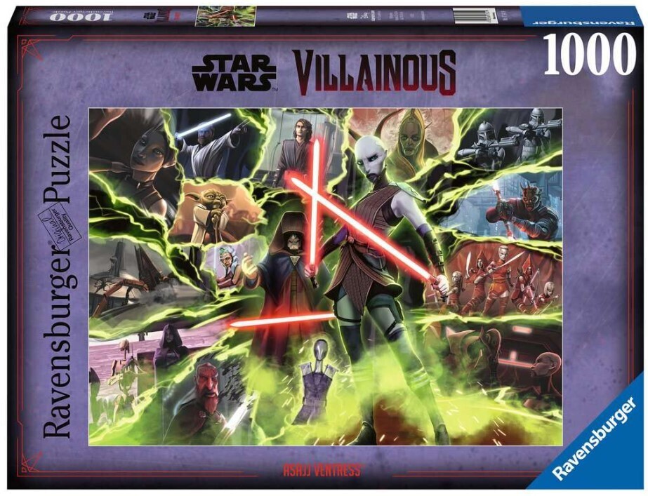 Star Wars Villainous Asajj Ventress 1000 Pc