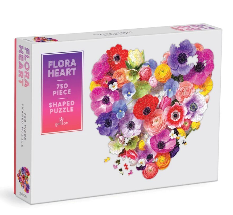 Flora Heart 750 Pc Shaped