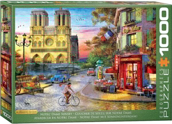 Notre Dame Sunset 1000 Pc