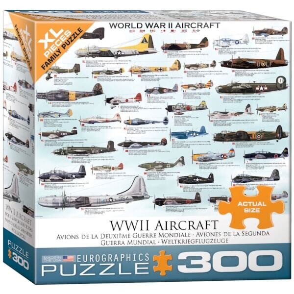 WWII Aircraft 300 Pc Lg