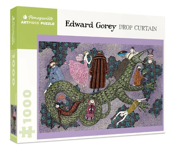 Edward Gorey Drop Curtain 1000 Pc