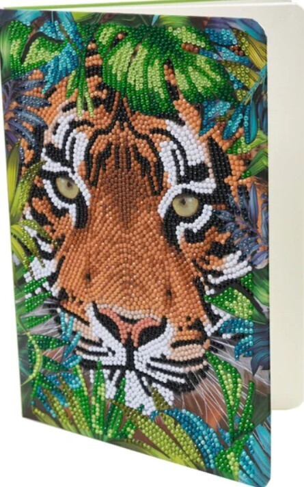 Crystal Art Notebook Tiger In The Forest 8+