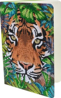 Crystal Art Notebook Tiger In The Forest 8+