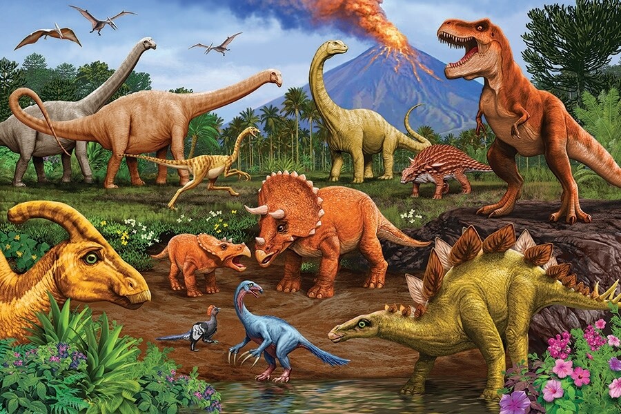 Dinos 36 Pc Floor 3+
