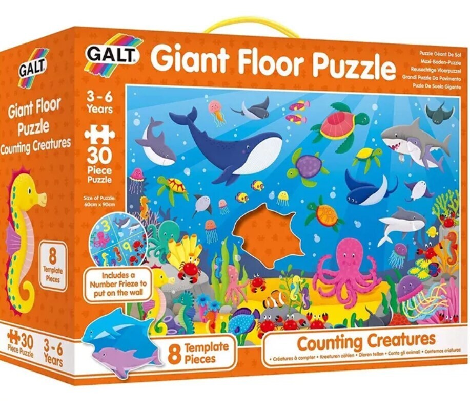 Counting Creatures Giant Floor 30 Pc 3+