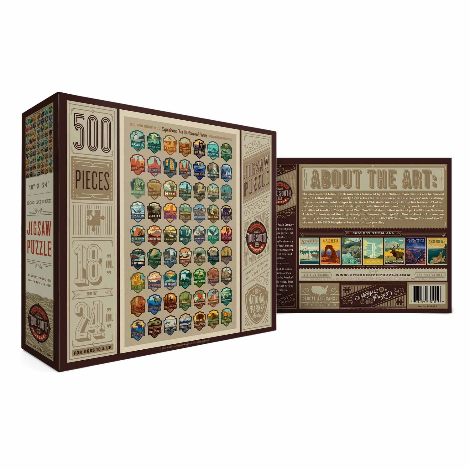National Parks Emblems 500 Pc