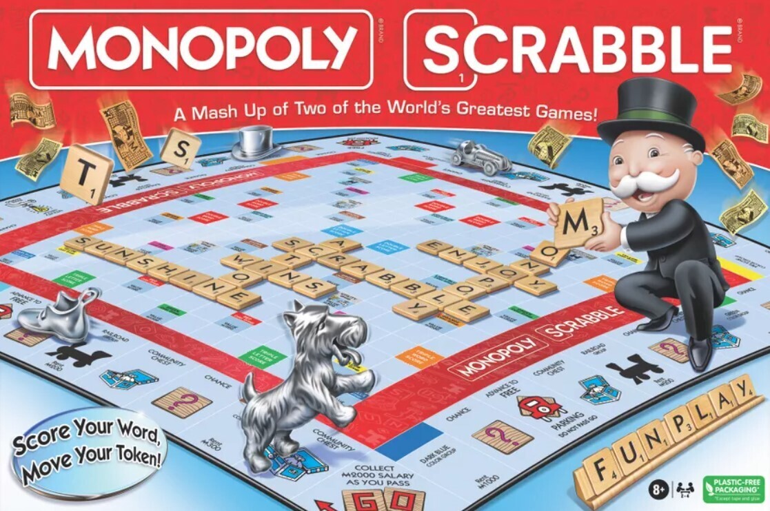 Monopoly Scrabble 8+