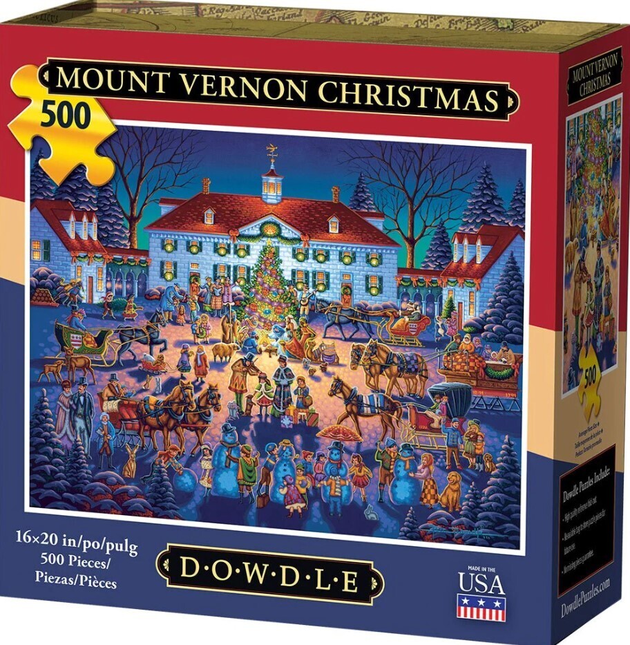 Mount Vernon Christmas 500 Pc