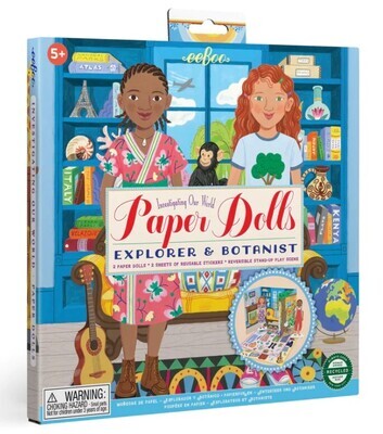 Investigating Our World Explorer &amp; Botanist Paper Dolls 5+
