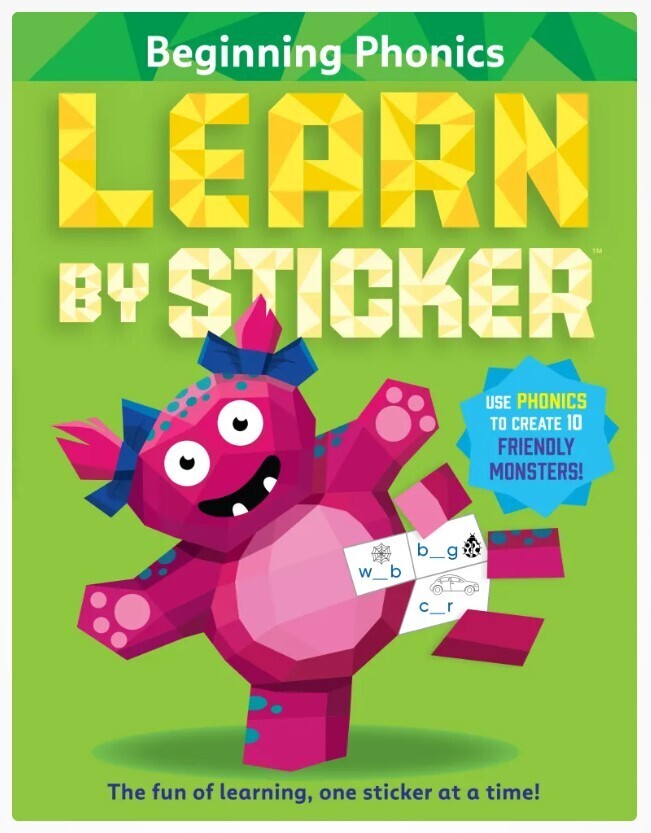 Beginning Phonics Learn By Sticker