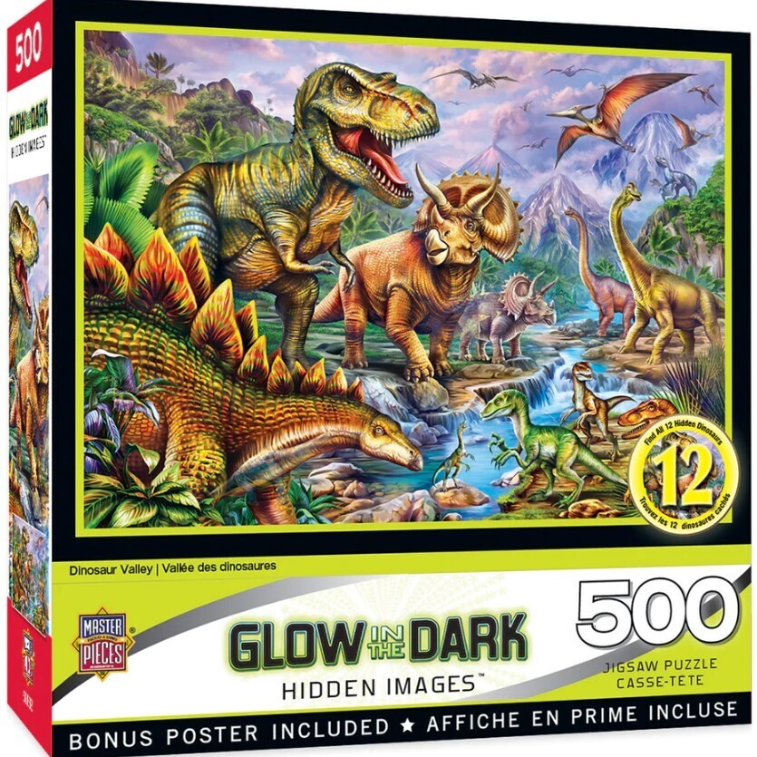 Dinosaur Valley Glow 500 Pc