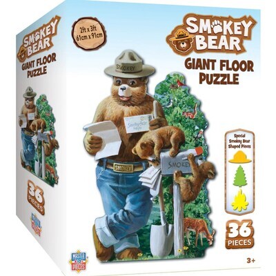 Smokey Bear 36 Pc Shaped 3+