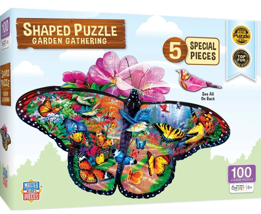 Garden Gathering 100 Pc Shaped 6+