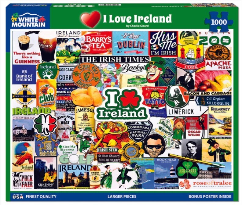 I Love Ireland 1000 Pc